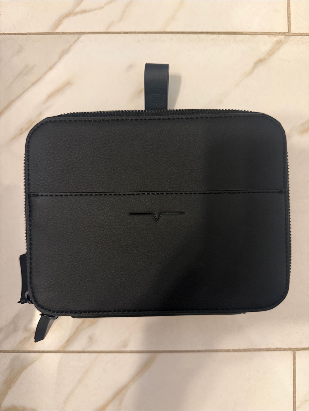 Von Holzhausen-  Unisex Black Leather Apple Watch Band Travel Case